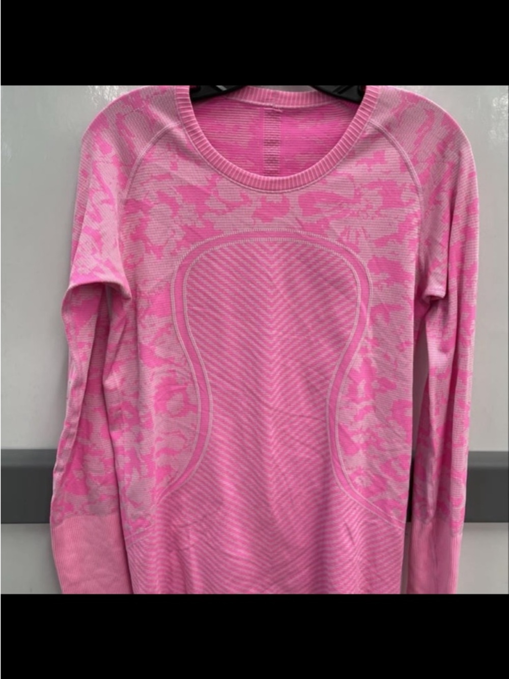 lululemon athletica Pink Seamless Long-Sleeve Performance Top